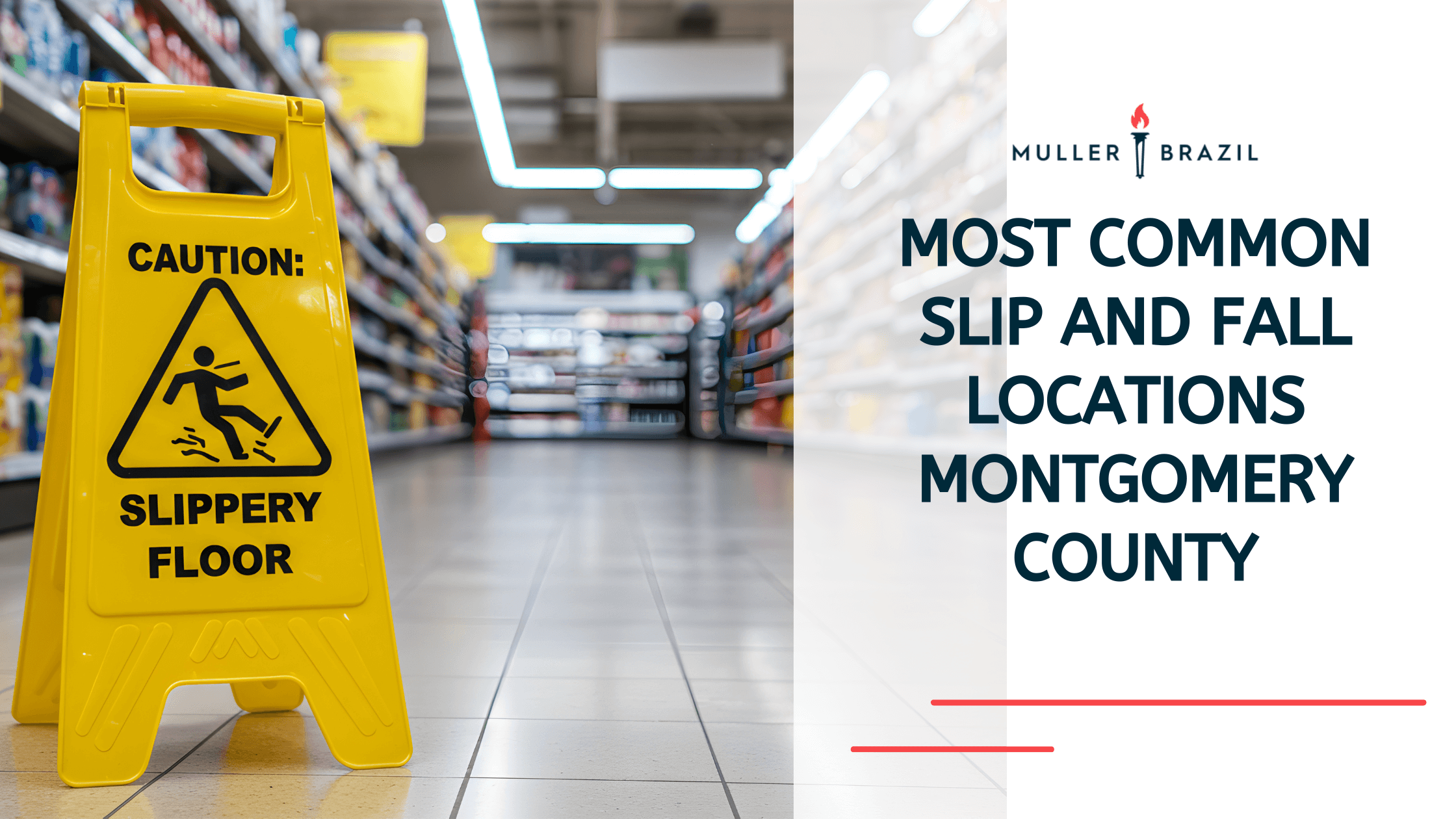 Most Common Slip and Fall Locations Montgomery County