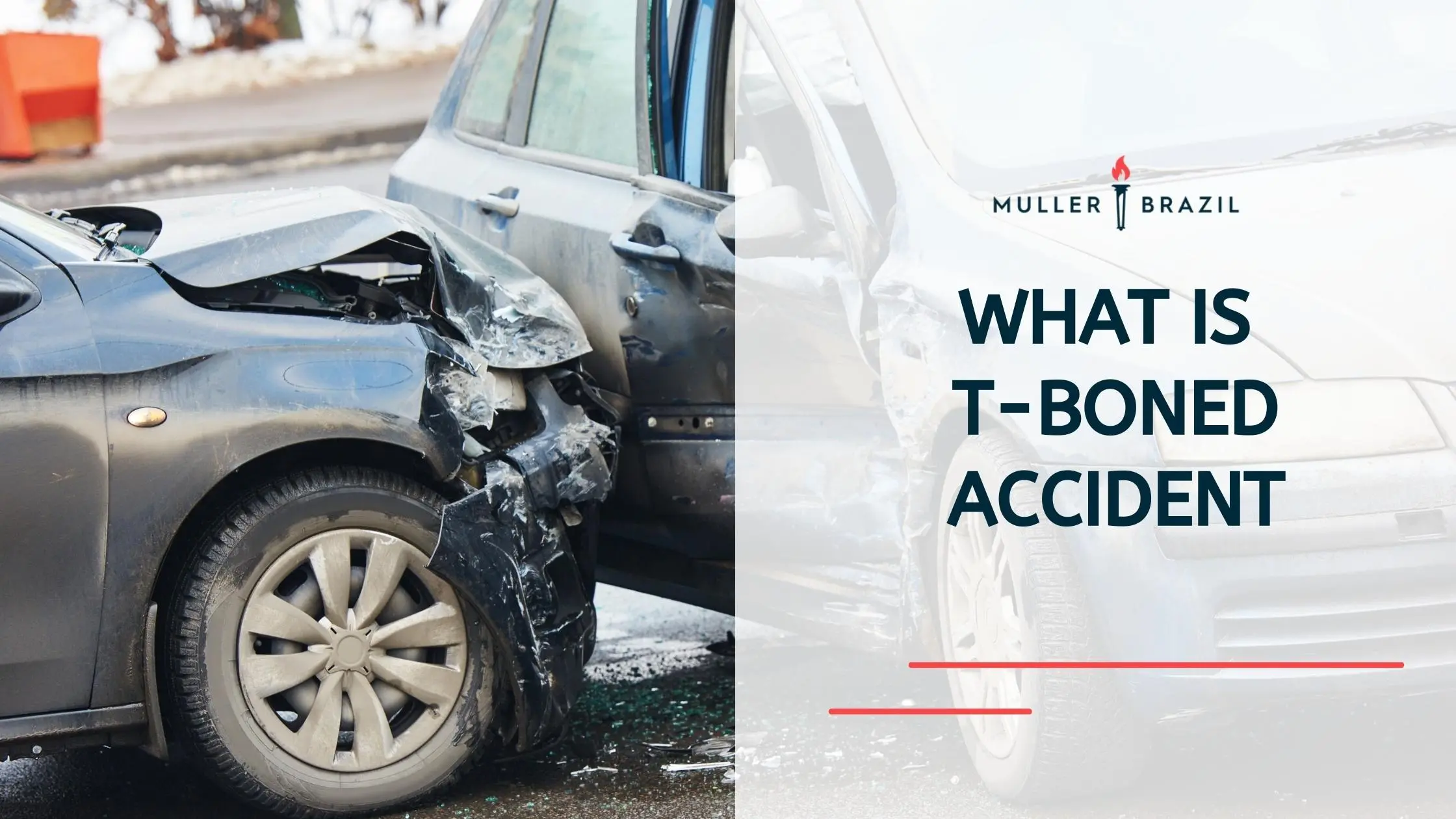 Featured image for a blog T Bone Car Accidents, Picture of a car getting hit from the side